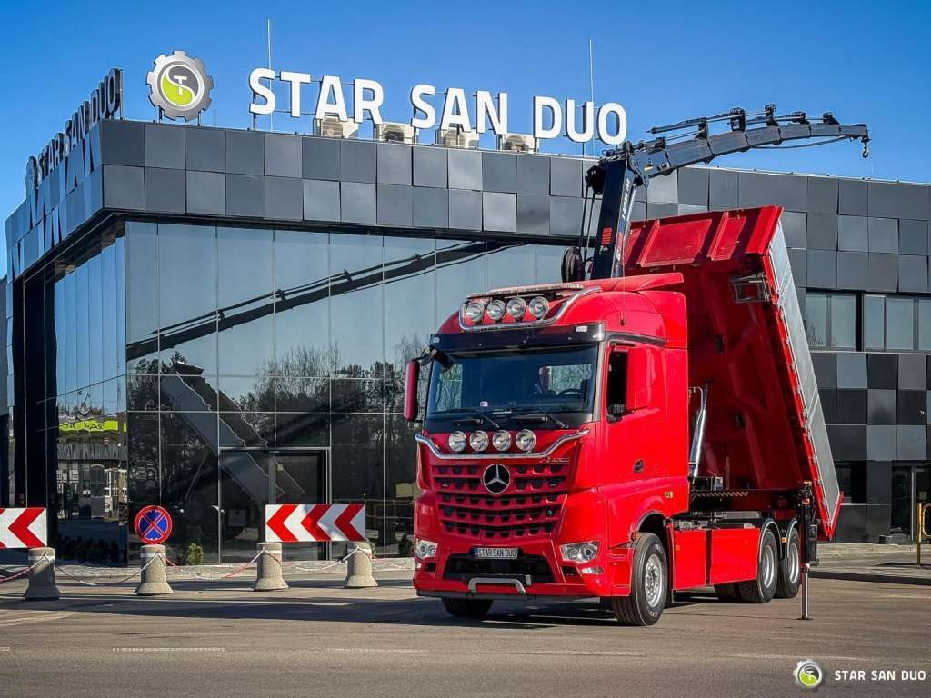 Mercedes-Benz  AROCS 3358L 6x4 HIAB 192X-HIPRO E-6 Crane Kippe - Crane truck: picture 1 Mercedes-Benz  AROCS 3358L 6x4 HIAB 192X-HIPRO E-6 Crane Kippe - Crane truck: picture 1