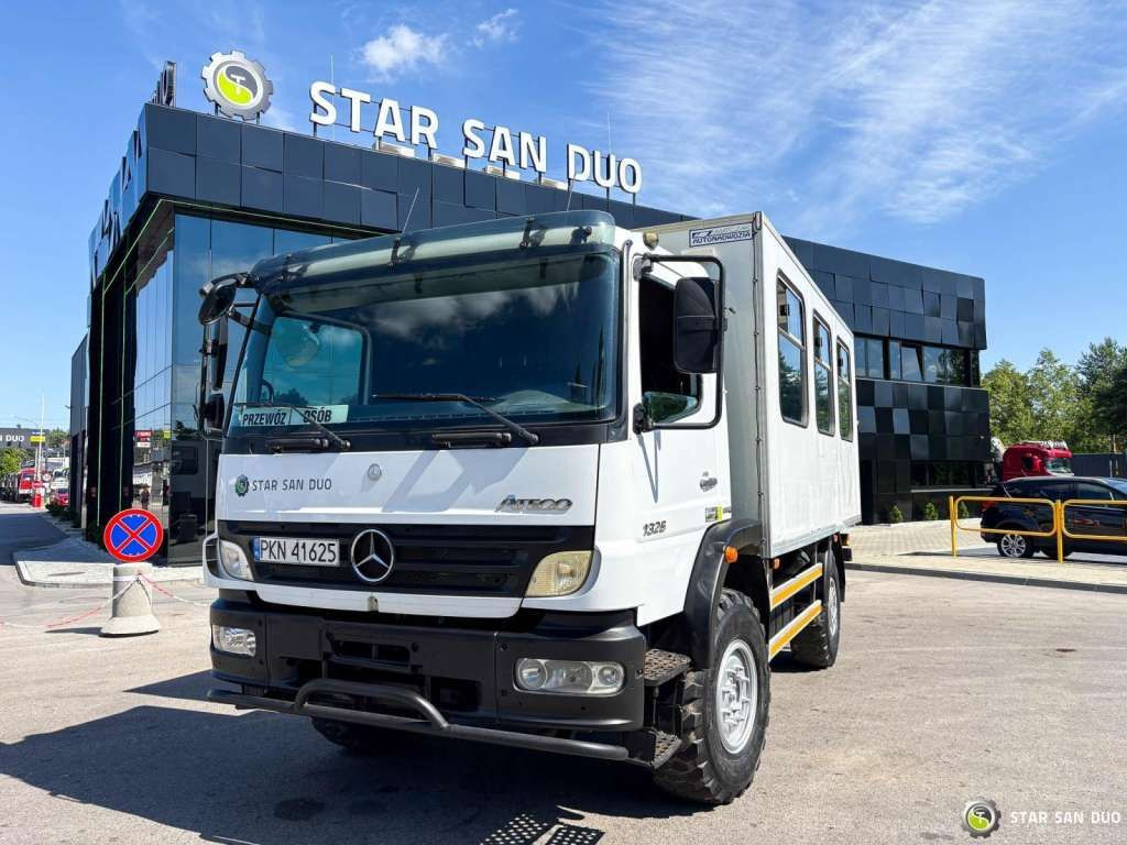 Mercedes-Benz ATEGO 1326 4x4 Double Cab Camper BUS - Cab chassis truck: picture 2 Mercedes-Benz ATEGO 1326 4x4 Double Cab Camper BUS - Cab chassis truck: picture 2
