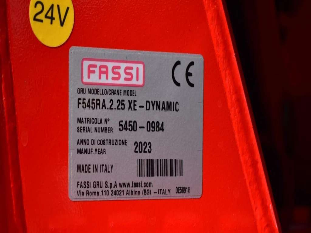 Leasing of  Volvo  FH 500 6x2 FASSI F545R.A.2.25 CRANE KRAN NEW !! Volvo  FH 500 6x2 FASSI F545R.A.2.25 CRANE KRAN NEW !!: picture 15