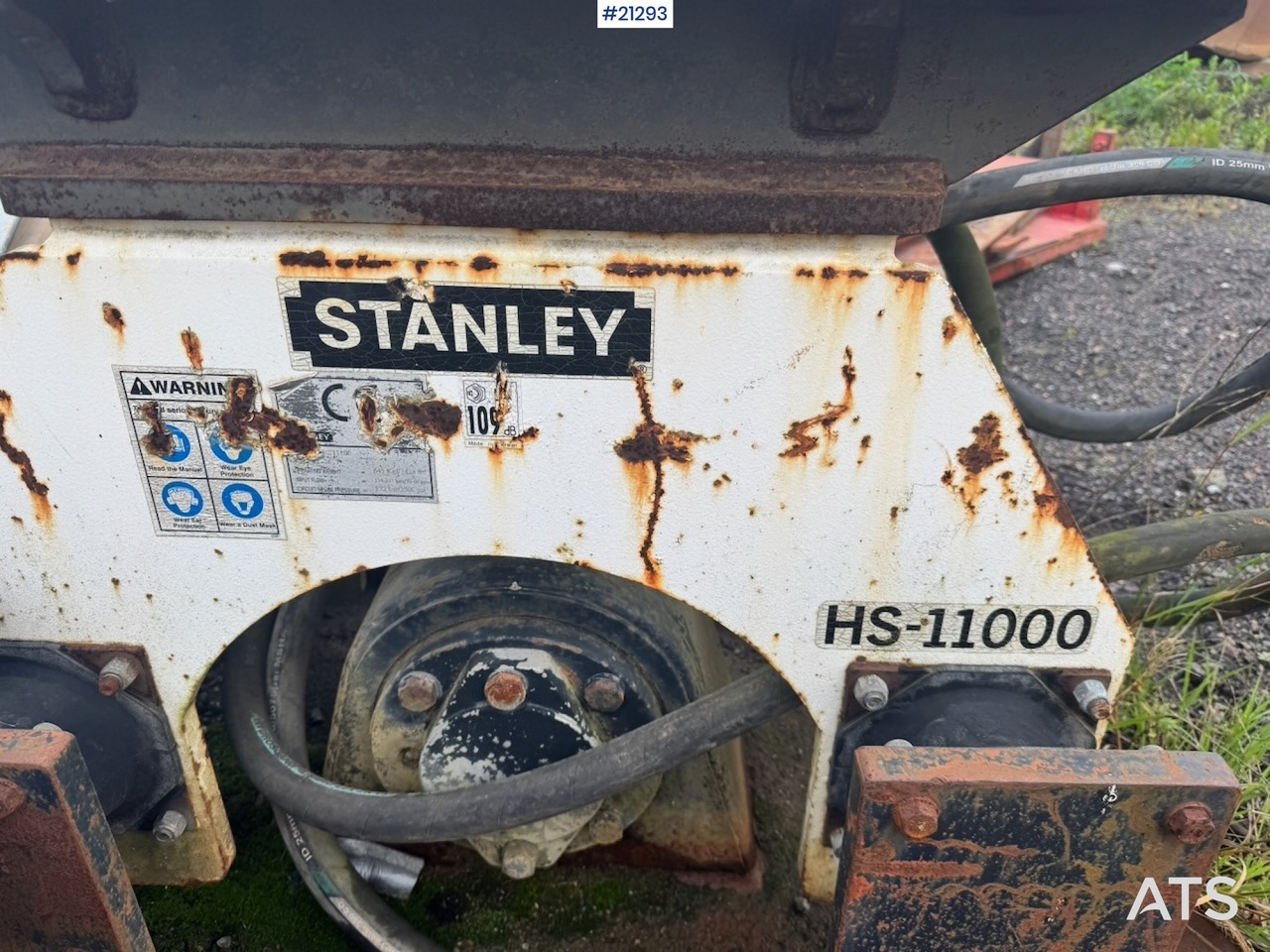 Stanley HS11000 - Attachment for Excavator: picture 3 Stanley HS11000 - Attachment for Excavator: picture 3