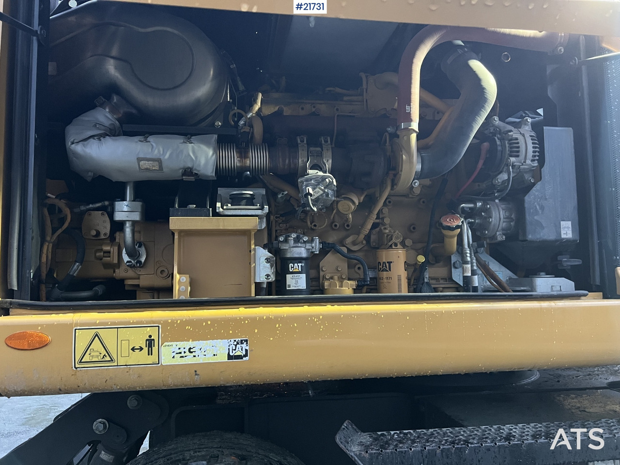 Wheel excavator CAT M318F Hjulmaskin m/ oilquick og tannskuffe: picture 14