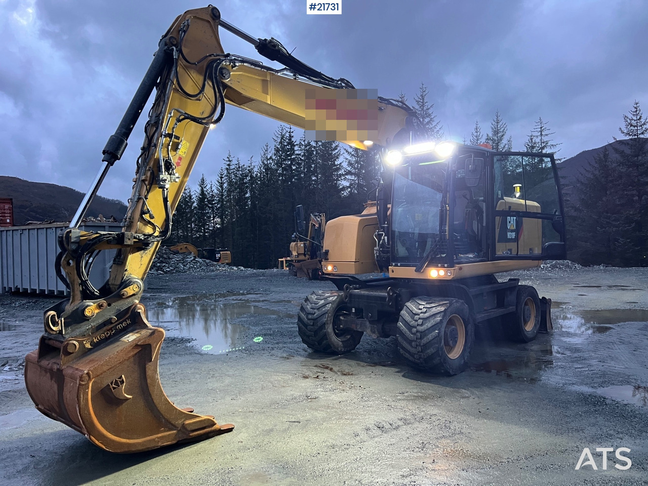 Wheel excavator CAT M318F Hjulmaskin m/ oilquick og tannskuffe: picture 19
