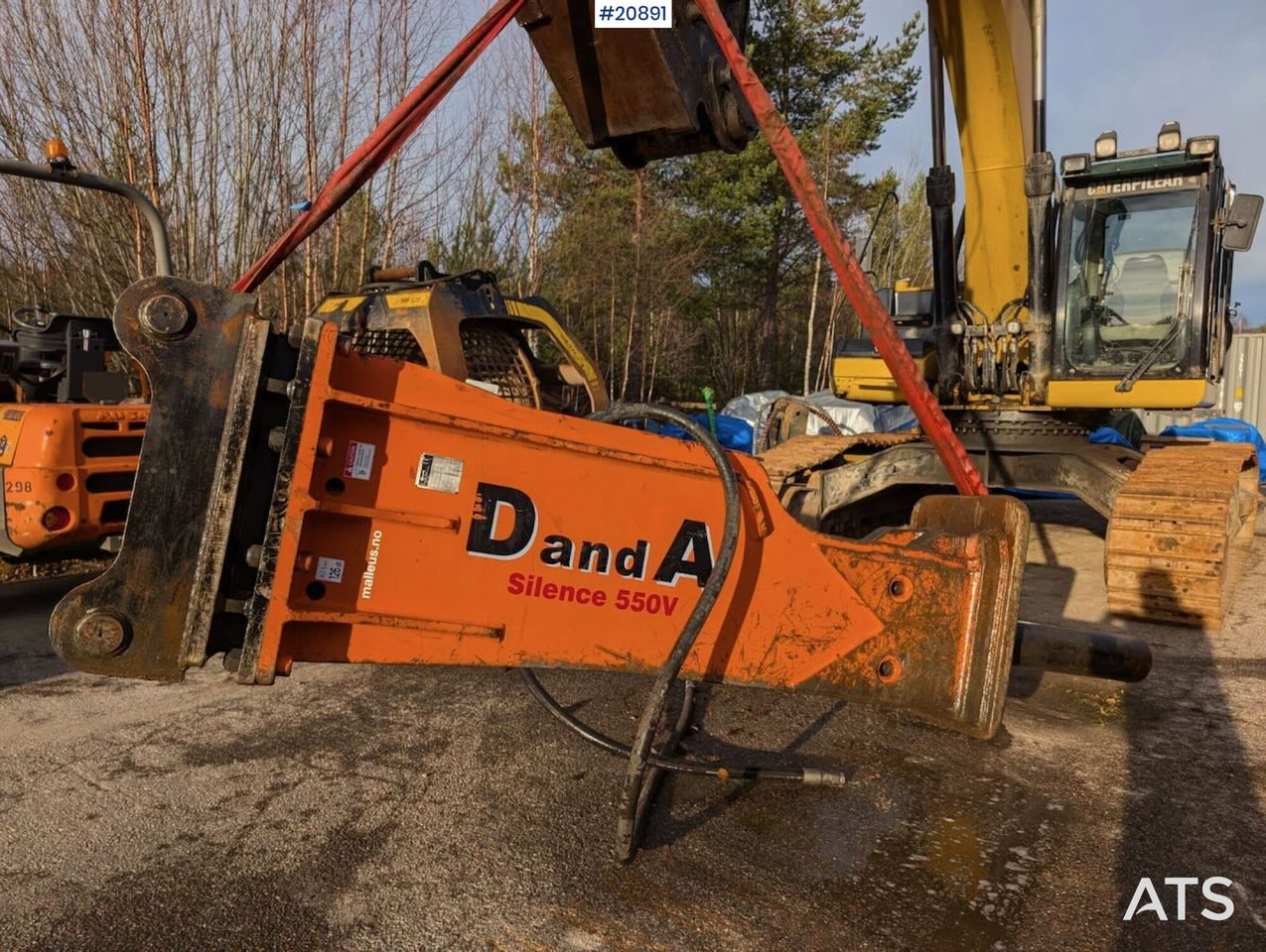 Danda DandA Silence 550V Pigghammer med G90-feste - Hydraulic hammer for Construction machinery: picture 2 Danda DandA Silence 550V Pigghammer med G90-feste - Hydraulic hammer for Construction machinery: picture 2