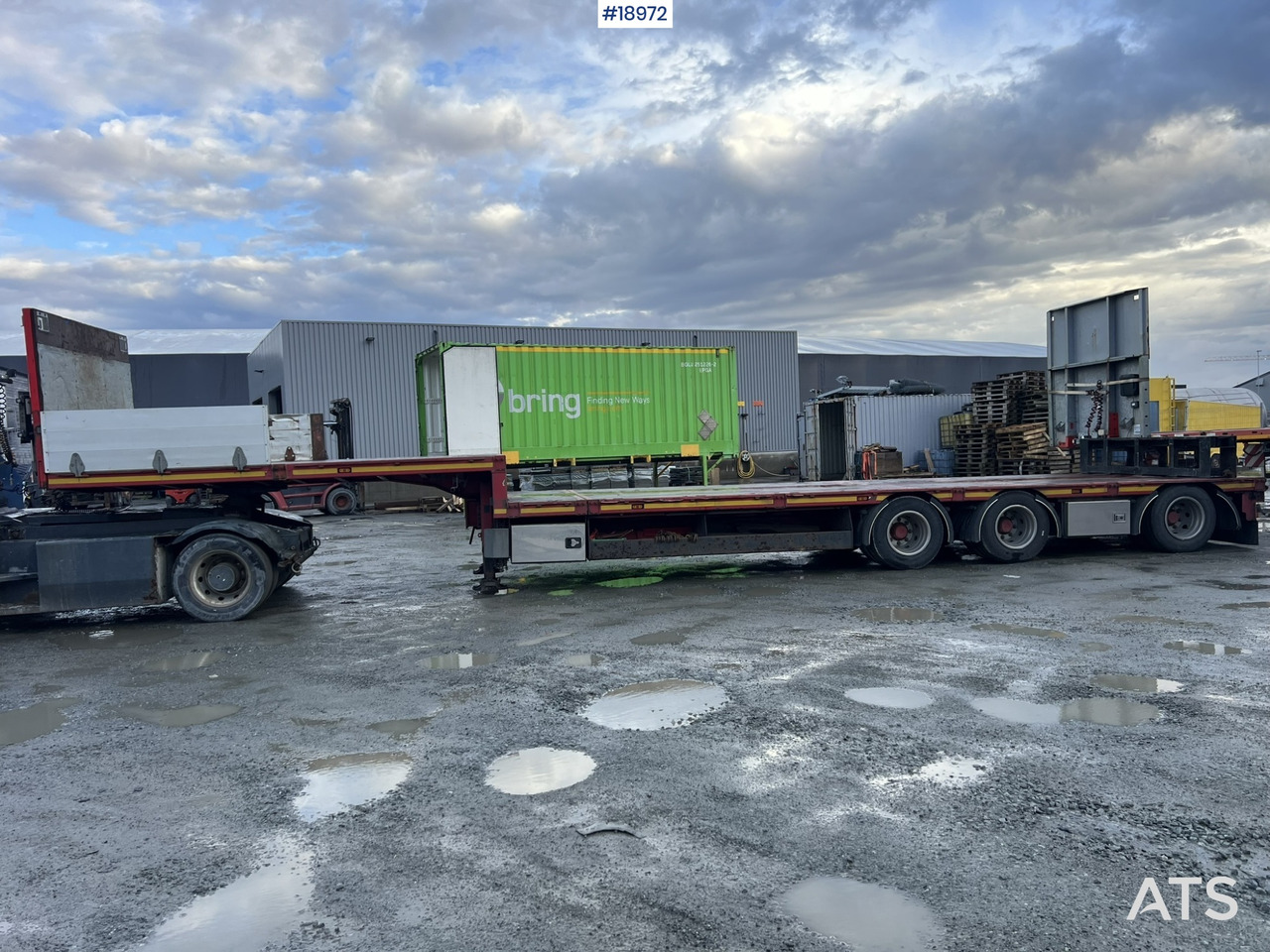 HRD 3 akslet jumbosemi - Low loader semi-trailer: picture 2 HRD 3 akslet jumbosemi - Low loader semi-trailer: picture 2