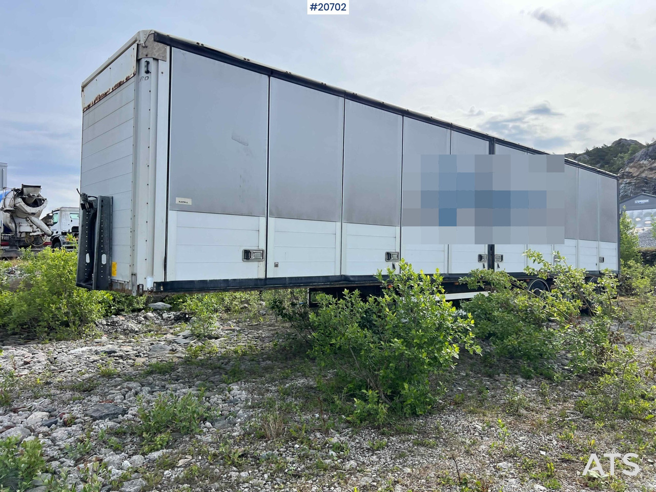 HRD 3 akslet kapelltralle rep.objekt m/ full sideåpning - Closed box semi-trailer: picture 2 HRD 3 akslet kapelltralle rep.objekt m/ full sideåpning - Closed box semi-trailer: picture 2