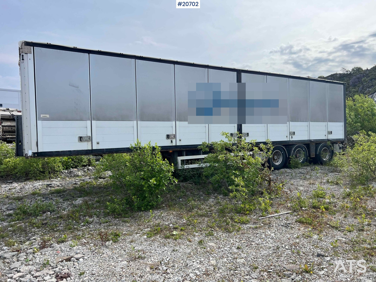 HRD 3 akslet kapelltralle rep.objekt m/ full sideåpning - Closed box semi-trailer: picture 1 HRD 3 akslet kapelltralle rep.objekt m/ full sideåpning - Closed box semi-trailer: picture 1