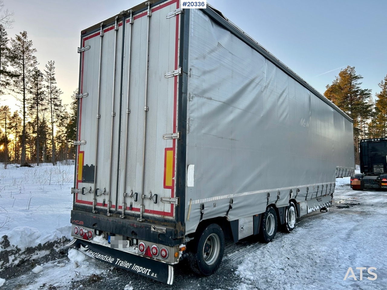HRD Jumbo tralle med bredding - Closed box semi-trailer: picture 5 HRD Jumbo tralle med bredding - Closed box semi-trailer: picture 5