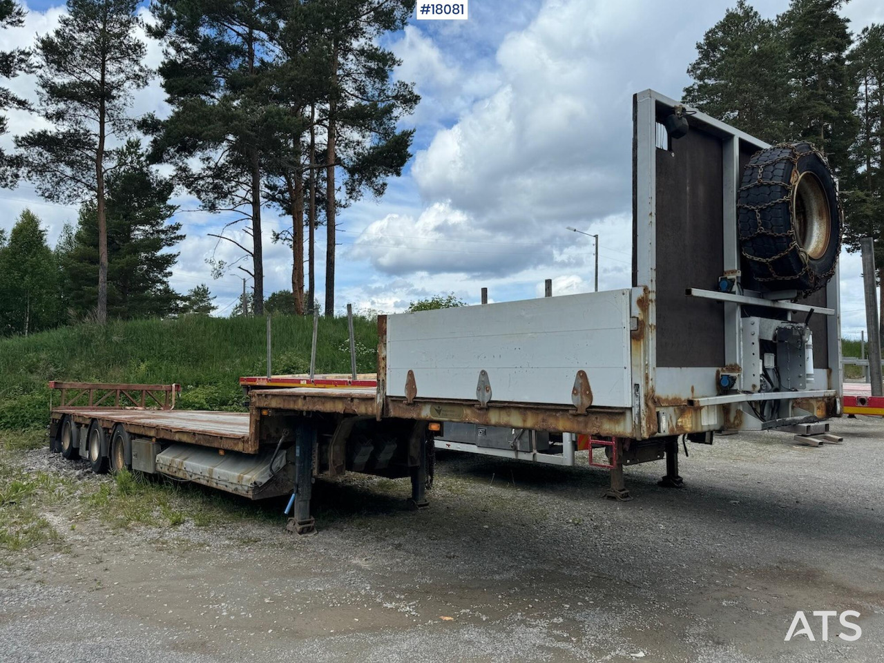 HRD jumbosemi - Low loader semi-trailer: picture 1 HRD jumbosemi - Low loader semi-trailer: picture 1