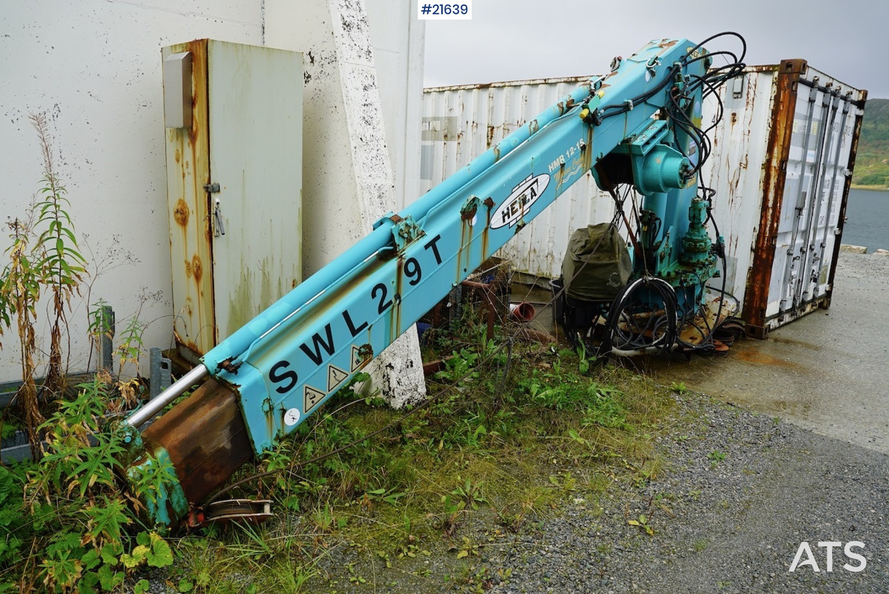 Heila Heila HMR12-1S kran med vinsj (stått på båt) - Loader crane: picture 1 Heila Heila HMR12-1S kran med vinsj (stått på båt) - Loader crane: picture 1