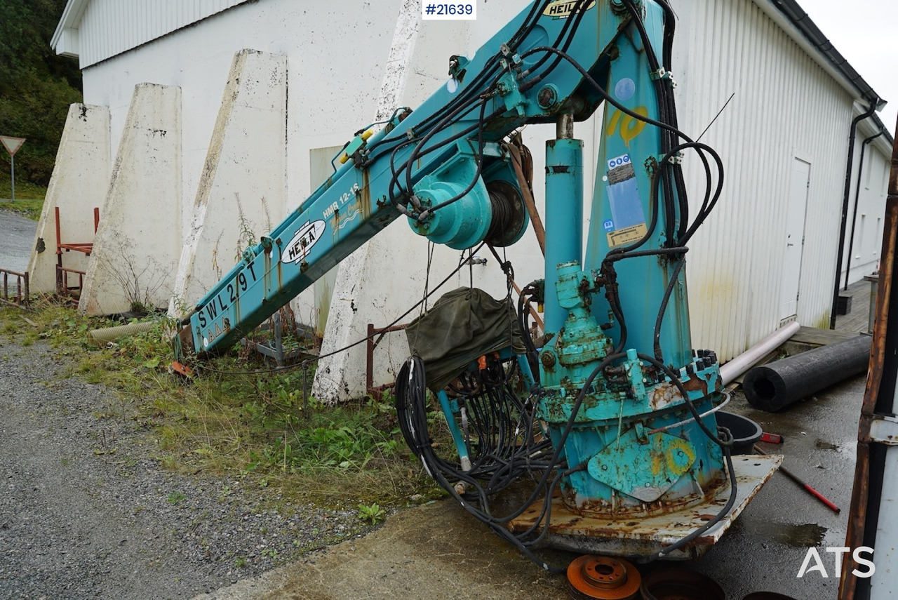 Heila Heila HMR12-1S kran med vinsj (stått på båt) - Loader crane: picture 3 Heila Heila HMR12-1S kran med vinsj (stått på båt) - Loader crane: picture 3