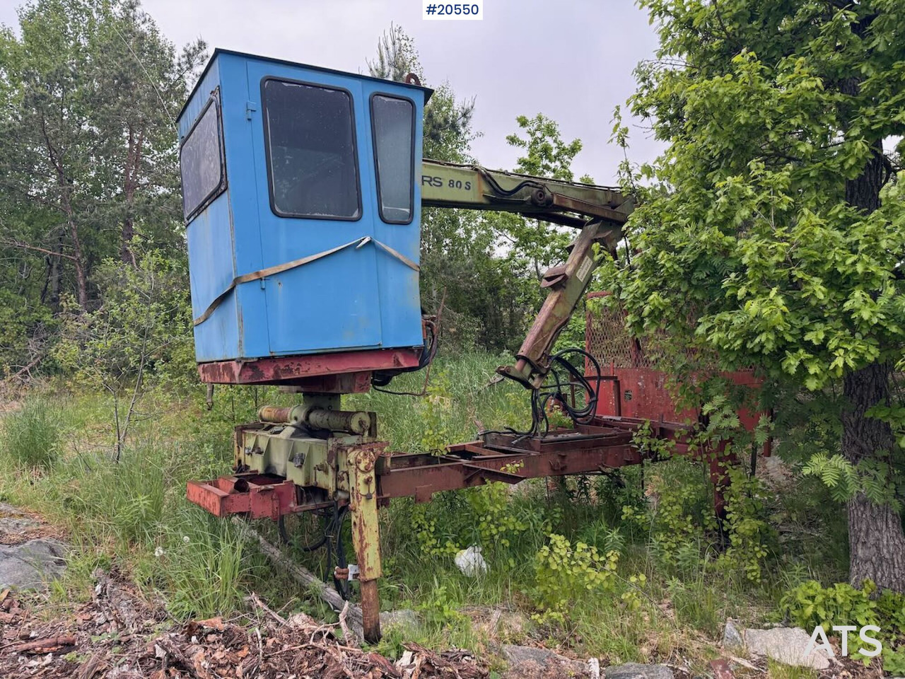 Hiab Fiskars 80S - Loader crane for Construction machinery: picture 1 Hiab Fiskars 80S - Loader crane for Construction machinery: picture 1