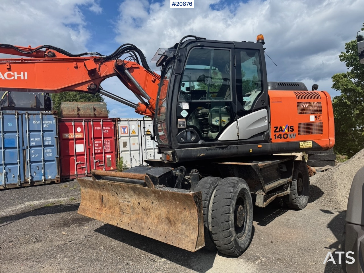 Hitachi ZX140W-5B - Wheel excavator: picture 4 Hitachi ZX140W-5B - Wheel excavator: picture 4