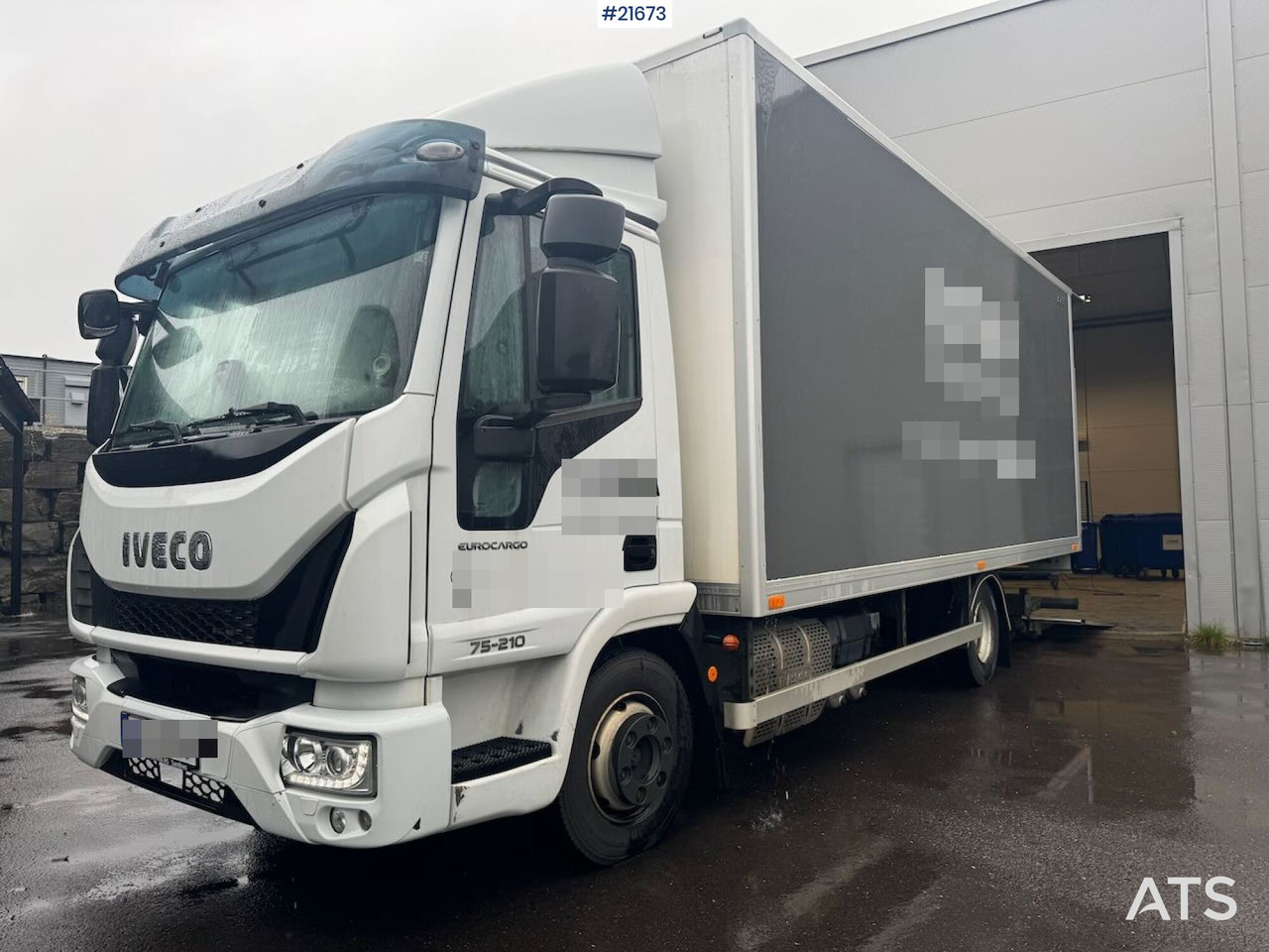 Box truck Iveco 75E-210 4x2 skapbil m/ lift SE VIDEO: picture 8