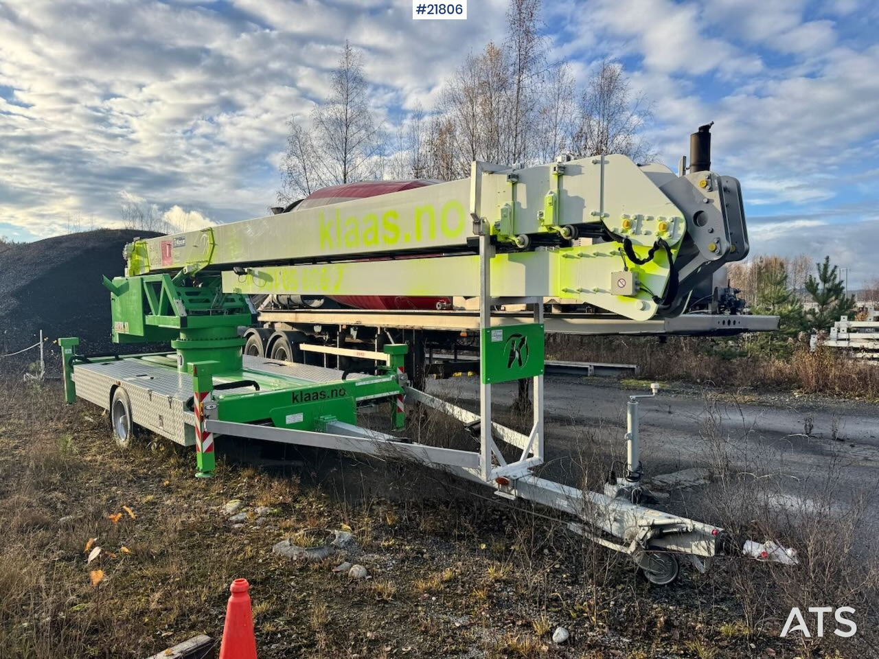 Klaas K21-30 Byggekran. 340 timer! - Self-erecting tower crane: picture 1 Klaas K21-30 Byggekran. 340 timer! - Self-erecting tower crane: picture 1