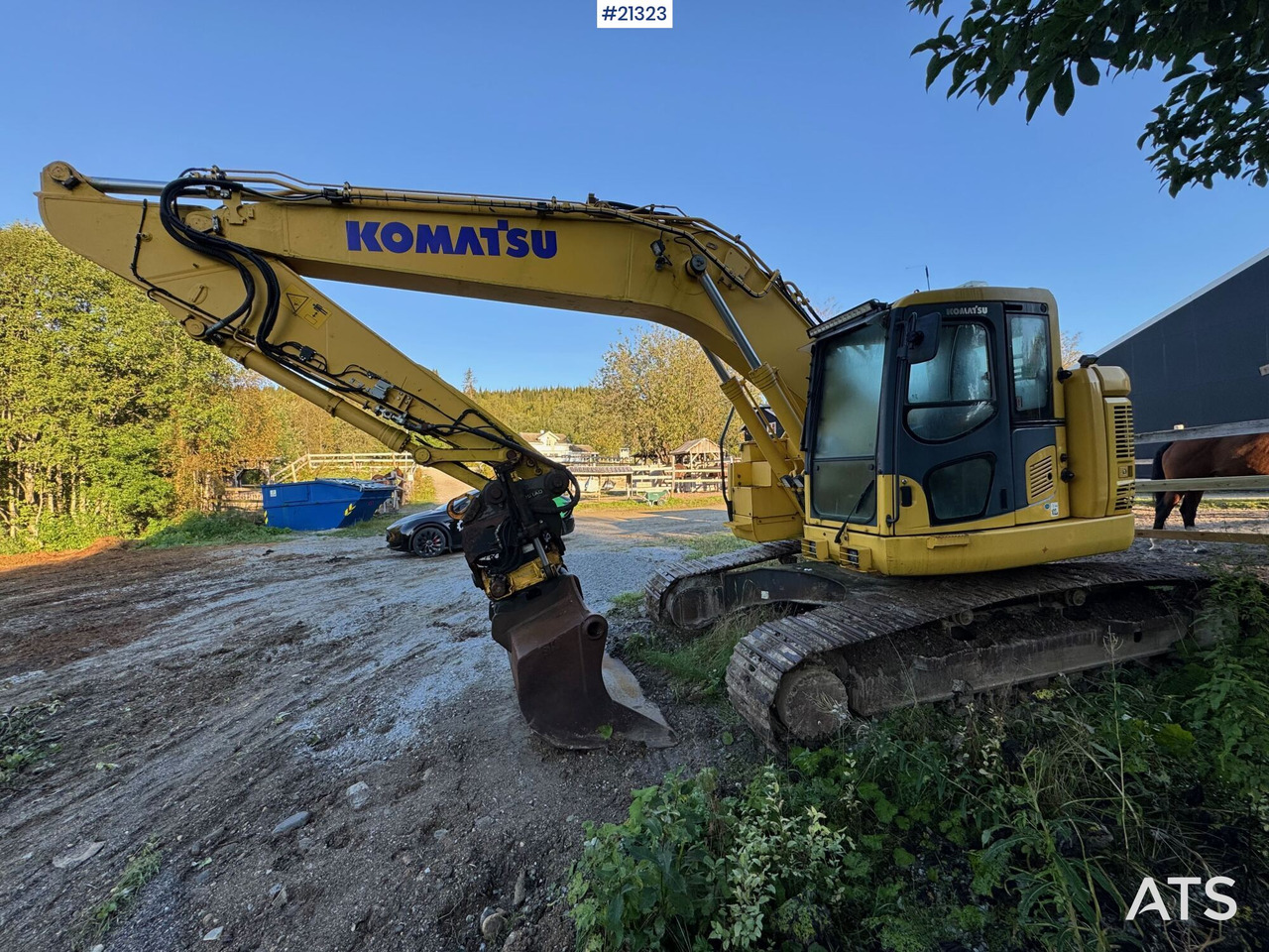 Komatsu PC228 m/ pusseskuffe og rotortilt! - Crawler excavator: picture 1 Komatsu PC228 m/ pusseskuffe og rotortilt! - Crawler excavator: picture 1