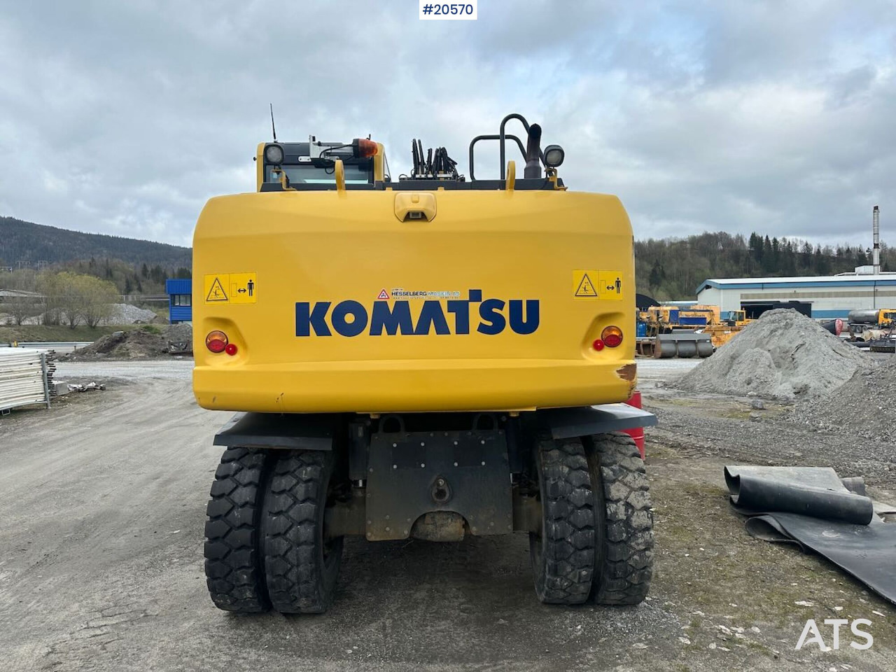 Komatsu PW160-10 - Excavator: picture 4 Komatsu PW160-10 - Excavator: picture 4