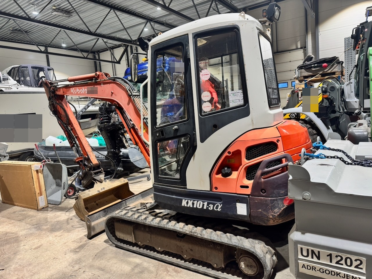 Kubota KX101-3 Minigraver m/ Skuffe og Klype. - Mini excavator: picture 5 Kubota KX101-3 Minigraver m/ Skuffe og Klype. - Mini excavator: picture 5