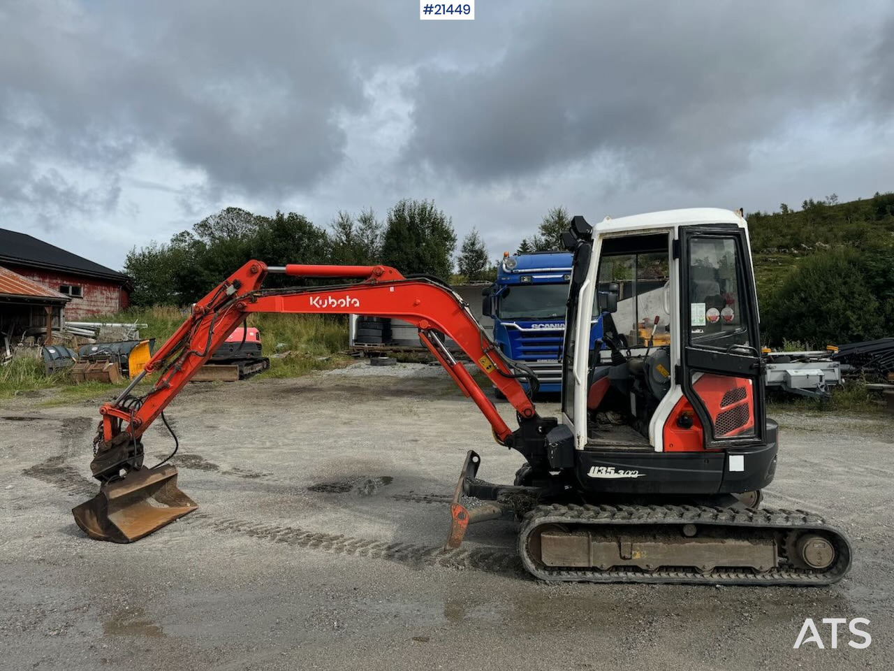 Kubota U35-3 - Mini excavator: picture 2 Kubota U35-3 - Mini excavator: picture 2