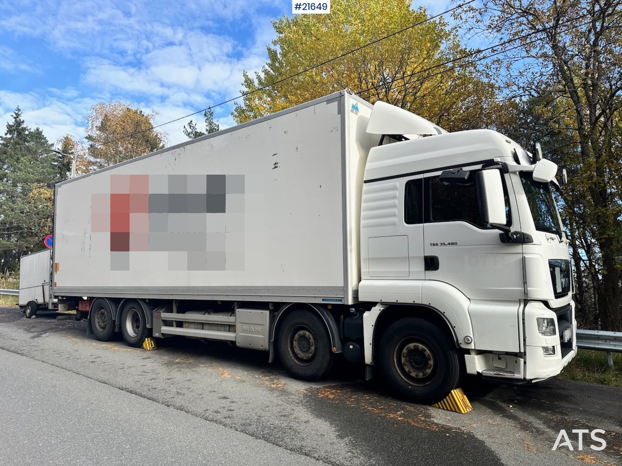 MAN MAN TGS 35.480 8x2 Skapbil m/ Full sideåpning. - Box truck: picture 4 MAN MAN TGS 35.480 8x2 Skapbil m/ Full sideåpning. - Box truck: picture 4