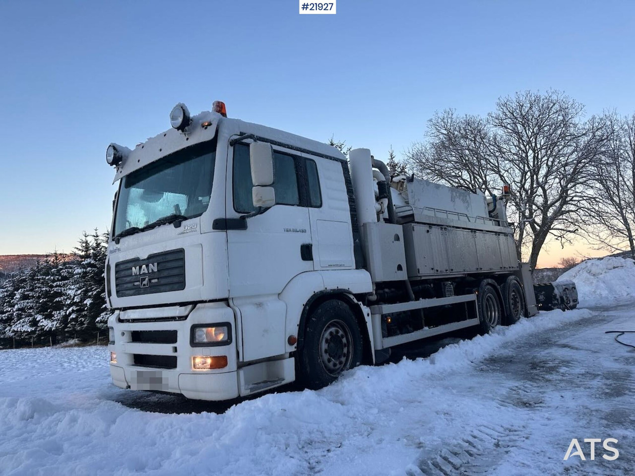 MAN TGA 26.430 6x2 sug-/spylebil m/ Maskoflex påbygg. SE VIDEO. - Vacuum truck: picture 1 MAN TGA 26.430 6x2 sug-/spylebil m/ Maskoflex påbygg. SE VIDEO. - Vacuum truck: picture 1