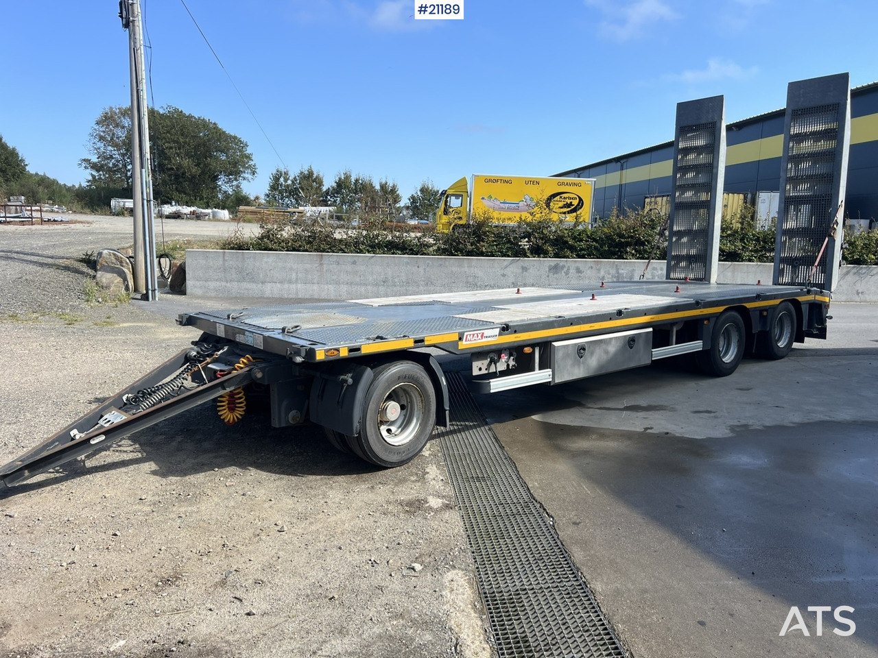 Maxtrailer Maskinhenger - Low loader trailer: picture 1 Maxtrailer Maskinhenger - Low loader trailer: picture 1