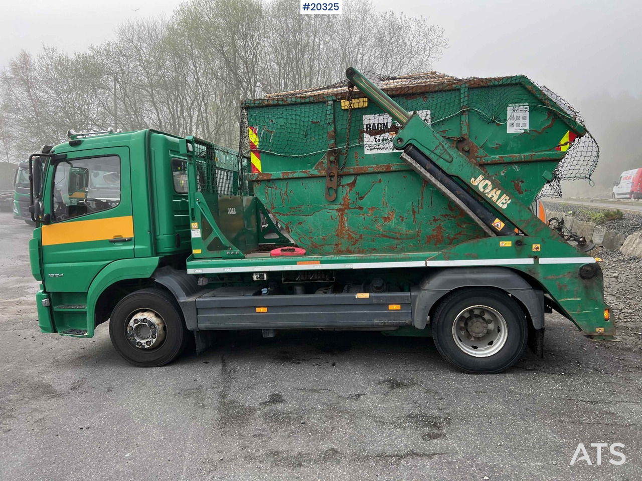 Skip loader truck Mercedes Atego 1524 4x2 Liftdumper. SE VIDEO: picture 24