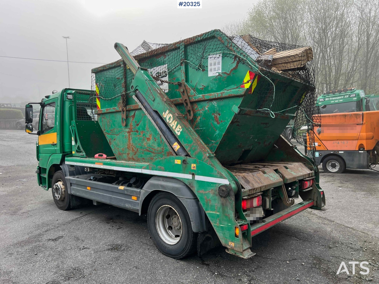 Skip loader truck Mercedes Atego 1524 4x2 Liftdumper. SE VIDEO: picture 20