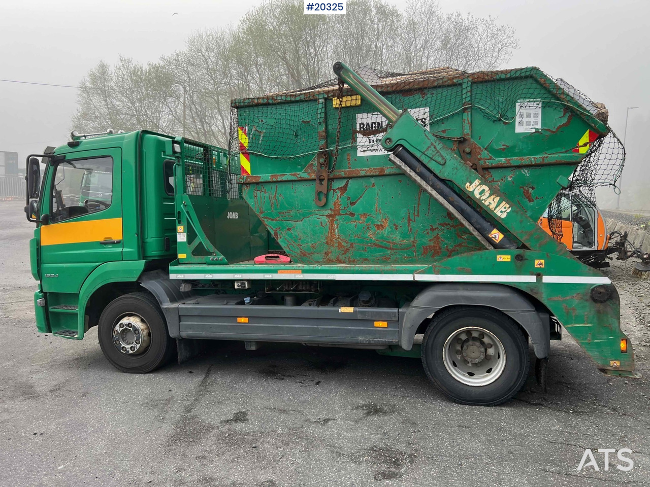 Skip loader truck Mercedes Atego 1524 4x2 Liftdumper. SE VIDEO: picture 23