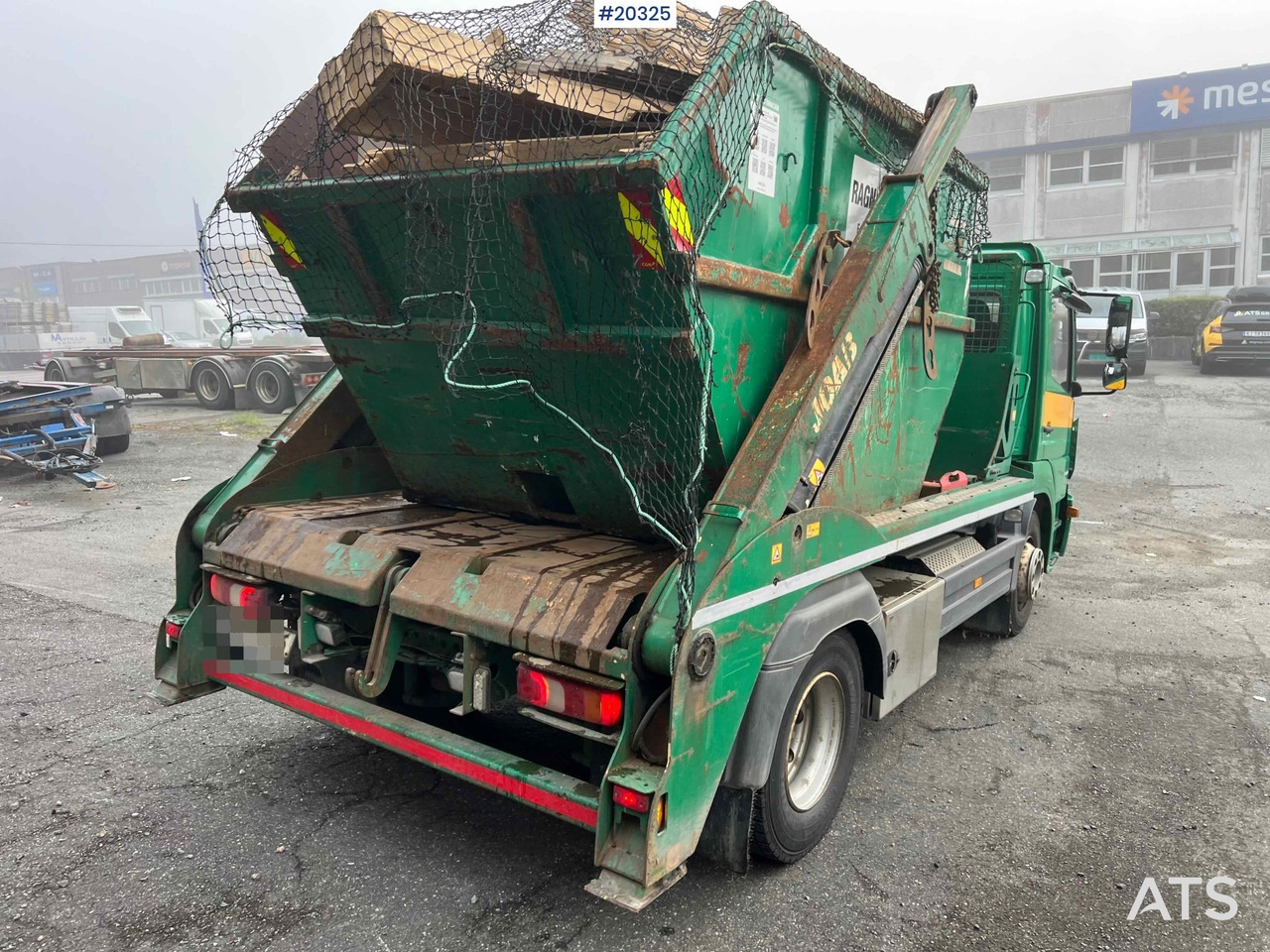 Skip loader truck Mercedes Atego 1524 4x2 Liftdumper. SE VIDEO: picture 18