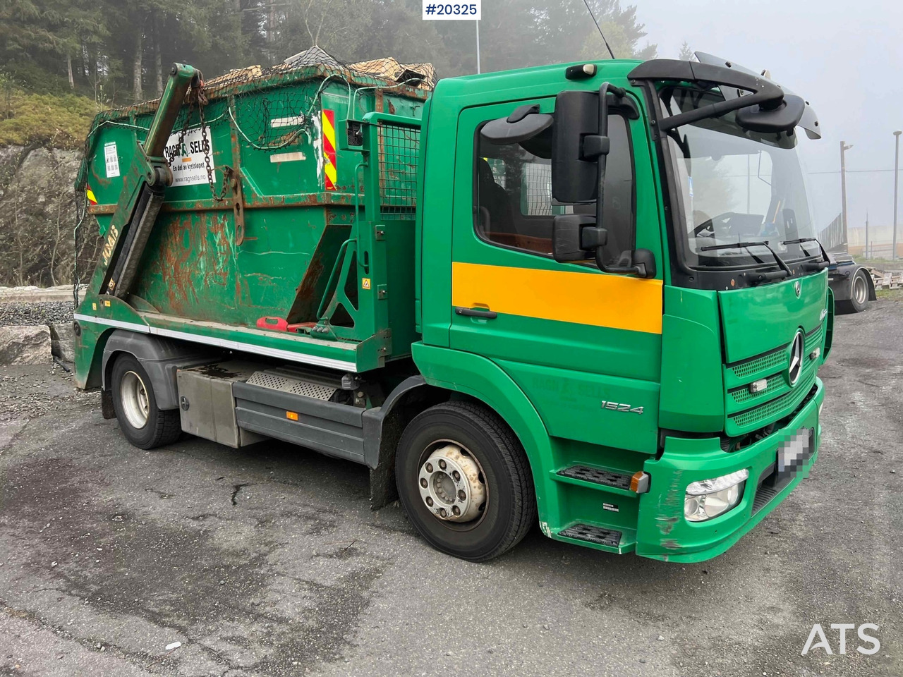 Skip loader truck Mercedes Atego 1524: picture 9