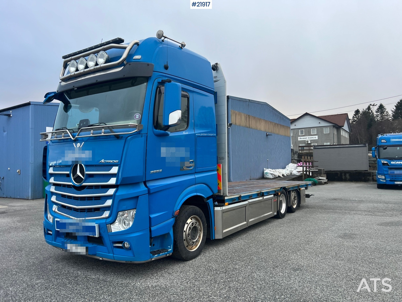 Mercedes-Benz Actros 6x2 planbil m/ 2012 konar 2 akslet plankjerre - Dropside/ Flatbed truck: picture 2 Mercedes-Benz Actros 6x2 planbil m/ 2012 konar 2 akslet plankjerre - Dropside/ Flatbed truck: picture 2