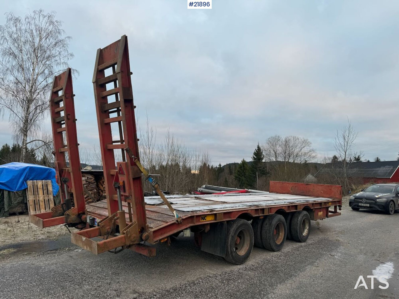 NC BT-24 3-akslet maskinkjerre - Low loader trailer: picture 5 NC BT-24 3-akslet maskinkjerre - Low loader trailer: picture 5