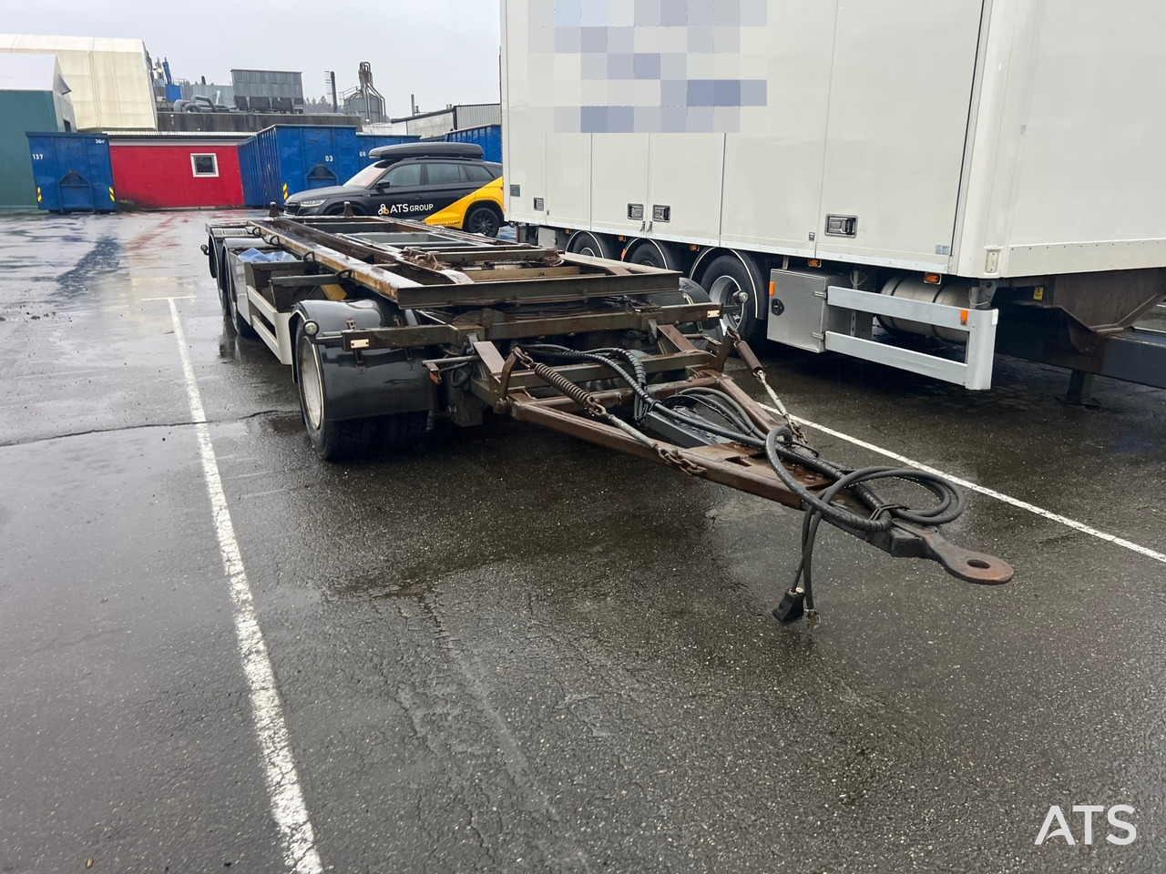 NOR SLEP sl-28kt 3 akslet krokslep m/ tipp - Roll-off/ Skip trailer: picture 2 NOR SLEP sl-28kt 3 akslet krokslep m/ tipp - Roll-off/ Skip trailer: picture 2
