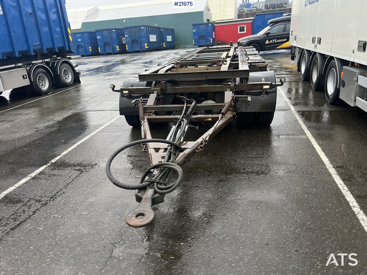 NOR SLEP sl-28kt 3 akslet krokslep m/ tipp - Roll-off/ Skip trailer: picture 3 NOR SLEP sl-28kt 3 akslet krokslep m/ tipp - Roll-off/ Skip trailer: picture 3