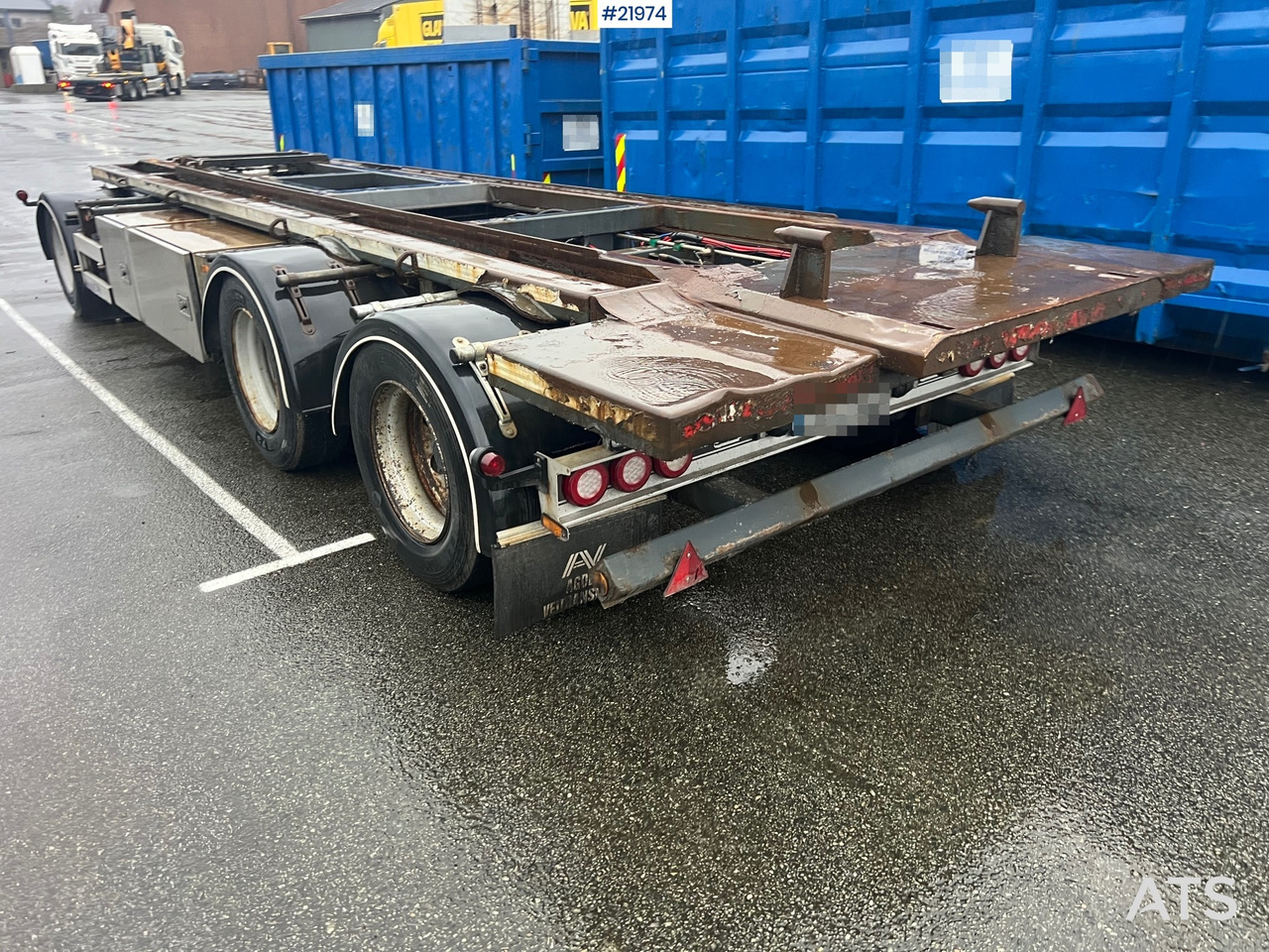 NOR SLEP sl-28kt 3 akslet krokslep m/ tipp - Roll-off/ Skip trailer: picture 4 NOR SLEP sl-28kt 3 akslet krokslep m/ tipp - Roll-off/ Skip trailer: picture 4