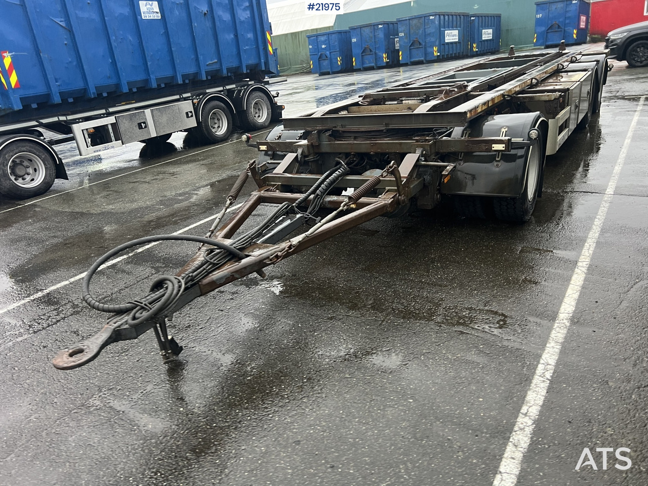 NOR SLEP sl-28kt 3 akslet krokslep m/ tipp - Roll-off/ Skip trailer: picture 4 NOR SLEP sl-28kt 3 akslet krokslep m/ tipp - Roll-off/ Skip trailer: picture 4