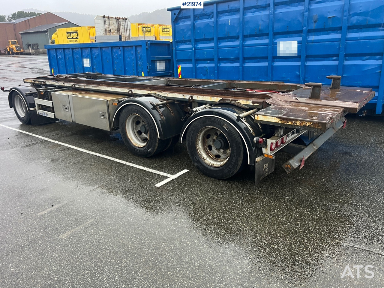 NOR SLEP sl-28kt 3 akslet krokslep m/ tipp - Roll-off/ Skip trailer: picture 3 NOR SLEP sl-28kt 3 akslet krokslep m/ tipp - Roll-off/ Skip trailer: picture 3