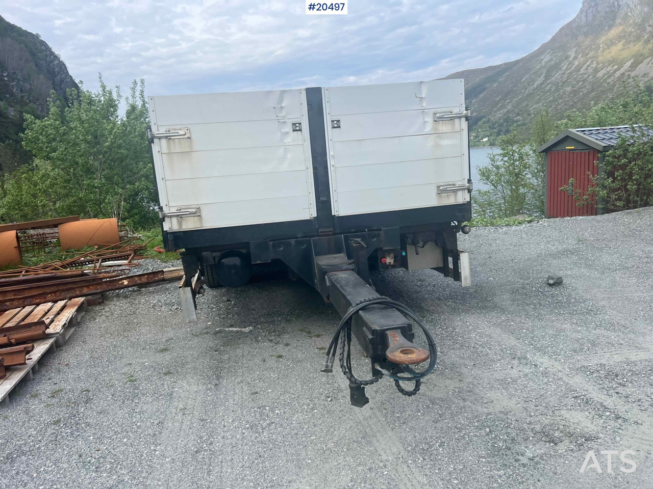 Dropside/ Flatbed trailer Nor-Slep 3 Akslet: picture 6