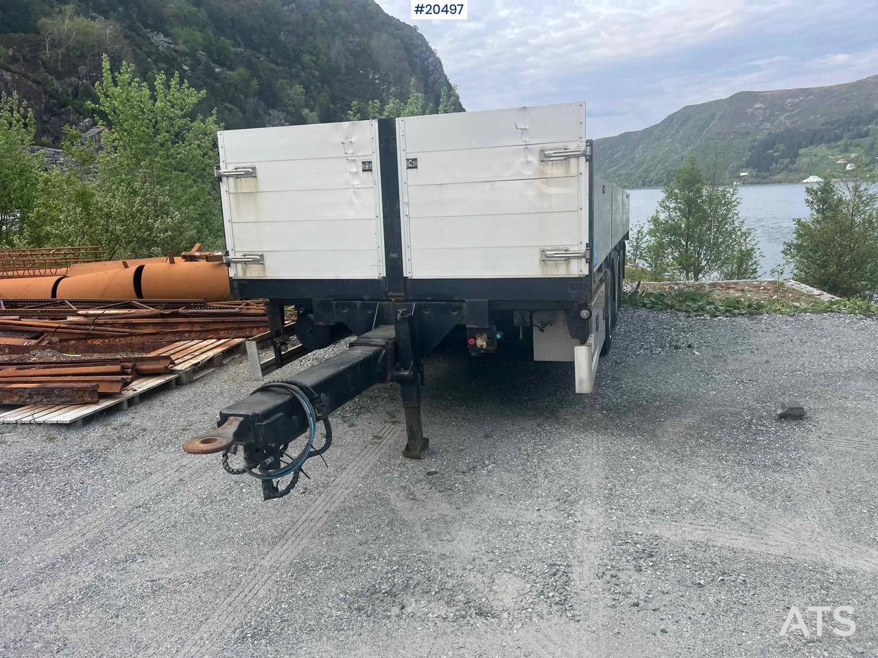 Dropside/ Flatbed trailer Nor-Slep 3 Akslet: picture 11