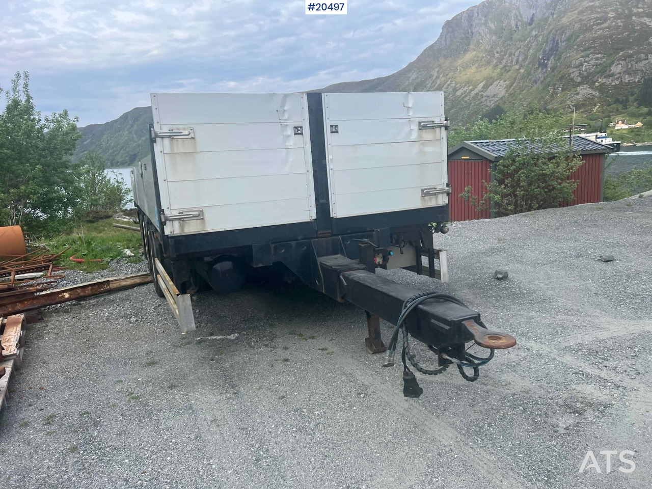 Dropside/ Flatbed trailer Nor-Slep 3 Akslet: picture 7