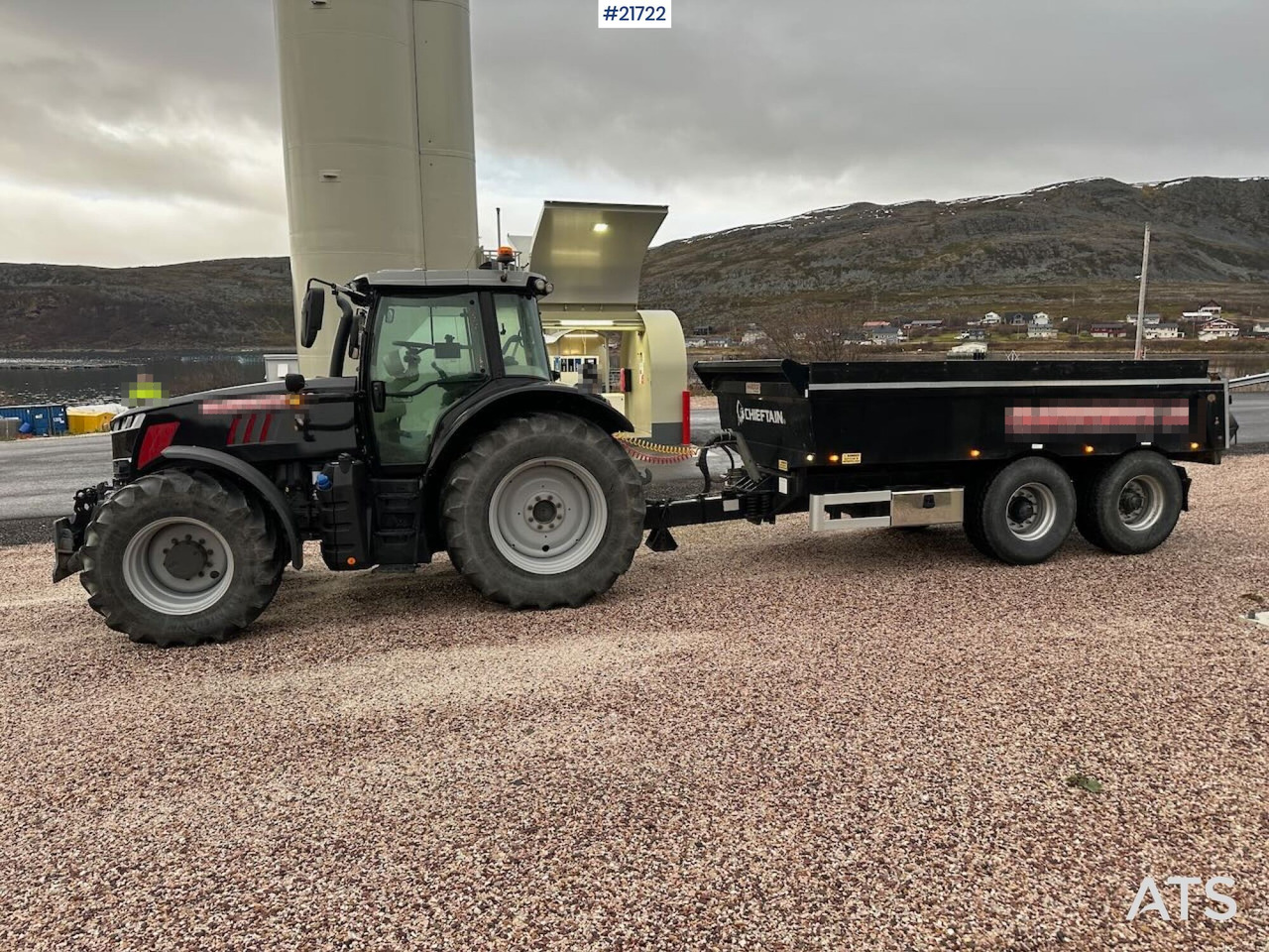Massey Ferguson 7719 S 4x4 brøyterigget traktor m/ 2 sett dekk, snøfres og henger. SE VIDEO - Other machinery: picture 2 Massey Ferguson 7719 S 4x4 brøyterigget traktor m/ 2 sett dekk, snøfres og henger. SE VIDEO - Other machinery: picture 2