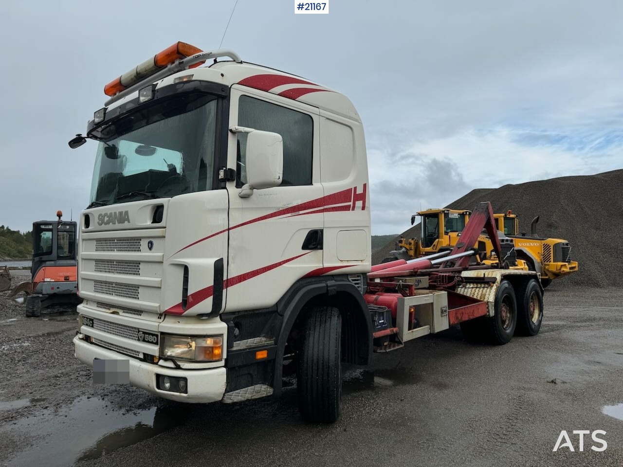 Scania 2003 Scania R164 6x4 Krokbil. Eu-godkjent til 06.2026 - Hook lift truck: picture 2 Scania 2003 Scania R164 6x4 Krokbil. Eu-godkjent til 06.2026 - Hook lift truck: picture 2