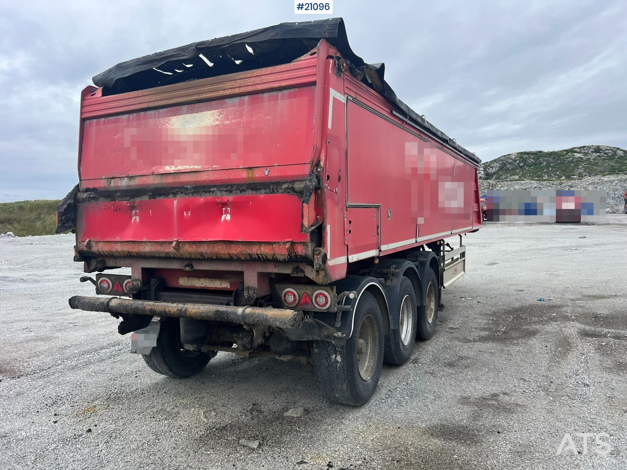 Fliegl Fahrzeugbau ass 372 Asfalt semi m/ Push off system og El.kapell - Semi-trailer, Asphalt machine: picture 3 Fliegl Fahrzeugbau ass 372 Asfalt semi m/ Push off system og El.kapell - Semi-trailer, Asphalt machine: picture 3
