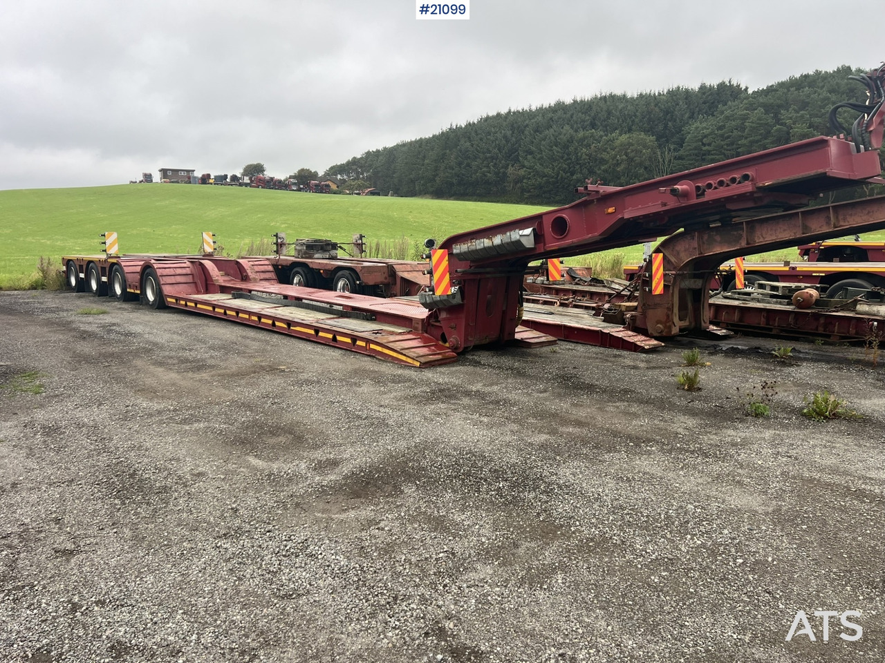 VM Brønntralle m/ Hydraulisk uttrekk på 3 m - Low loader semi-trailer: picture 4 VM Brønntralle m/ Hydraulisk uttrekk på 3 m - Low loader semi-trailer: picture 4