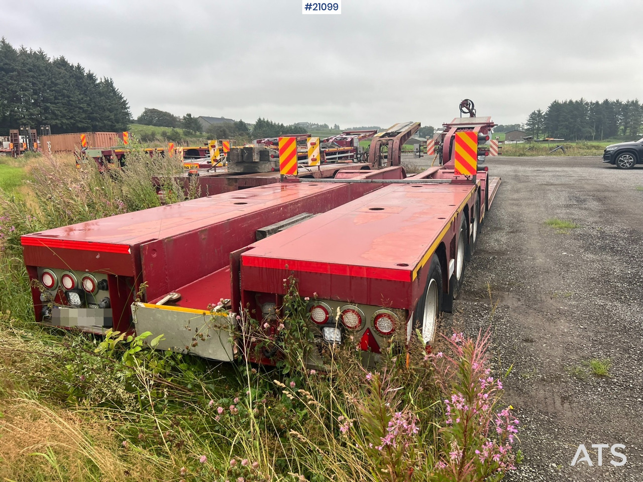 VM Brønntralle m/ Hydraulisk uttrekk på 3 m - Low loader semi-trailer: picture 2 VM Brønntralle m/ Hydraulisk uttrekk på 3 m - Low loader semi-trailer: picture 2