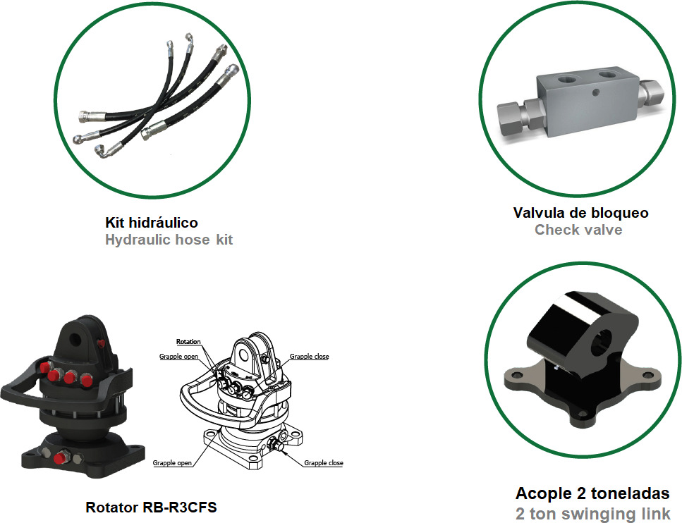 Polyp grab PLP 130/5 - Grapple for Loader crane: picture 3 Polyp grab PLP 130/5 - Grapple for Loader crane: picture 3