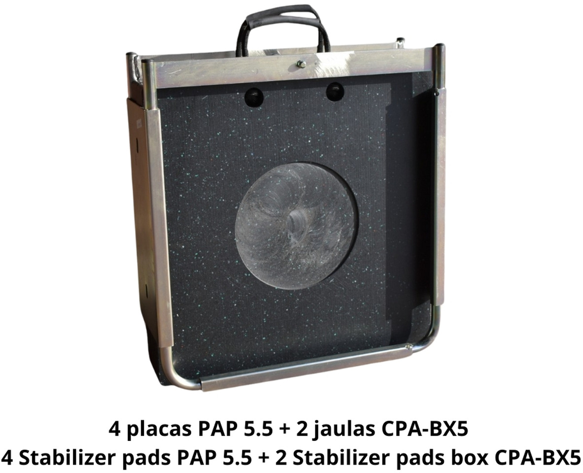 4 Stabilizer Pads PAP 5.5 + 2 Boxes CPA-BX5 OF-4-4P2J - Spare parts for Loader crane: picture 2 4 Stabilizer Pads PAP 5.5 + 2 Boxes CPA-BX5 OF-4-4P2J - Spare parts for Loader crane: picture 2