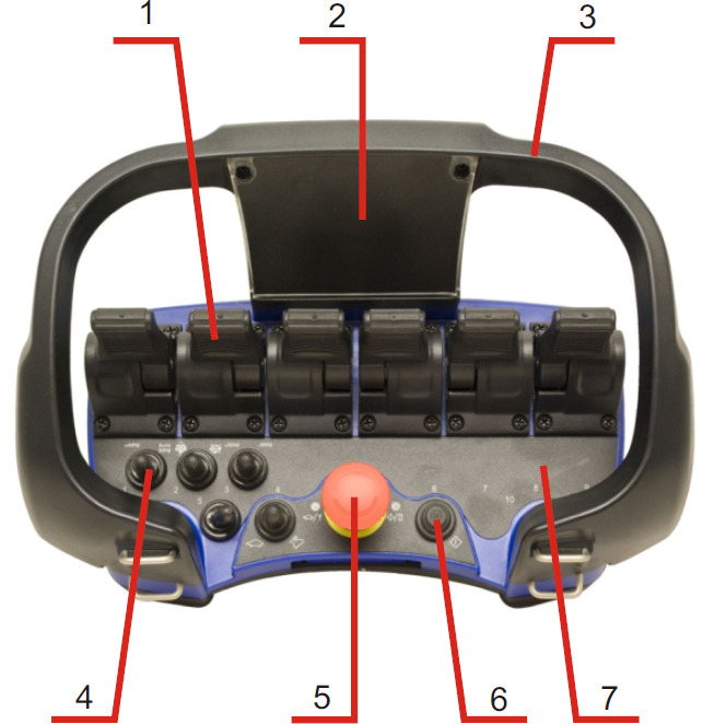 Spring switch with rubber protection Scanreco RC400 - Electrical system for Loader crane: picture 1 Spring switch with rubber protection Scanreco RC400 - Electrical system for Loader crane: picture 1