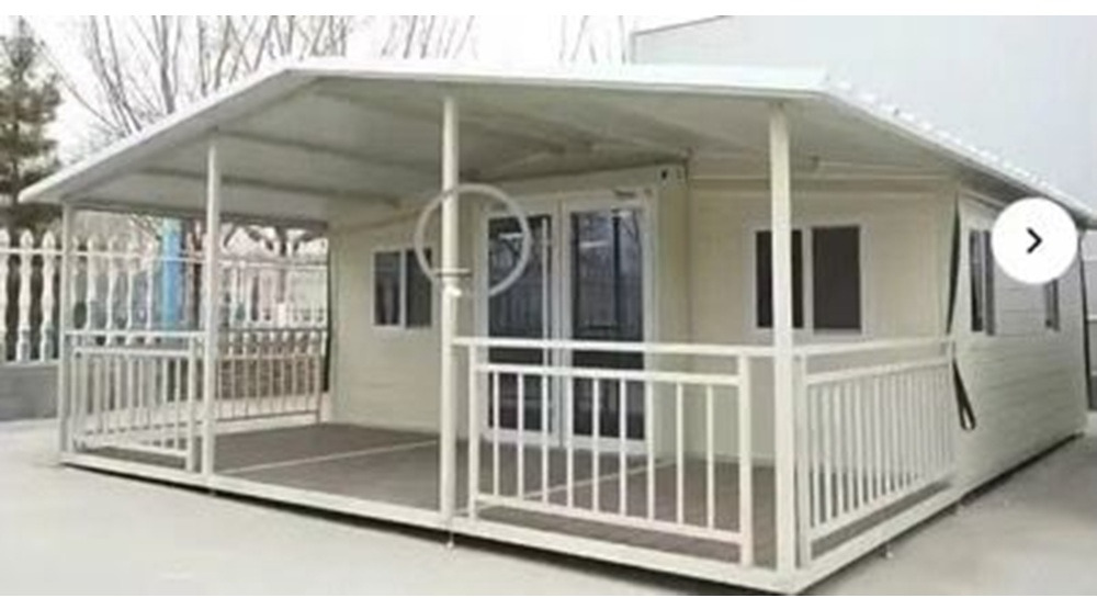 20' Expandable Tiny House, incl. terrace, house canopy, shower, complete bathroom - Shipping container: picture 3 20' Expandable Tiny House, incl. terrace, house canopy, shower, complete bathroom - Shipping container: picture 3