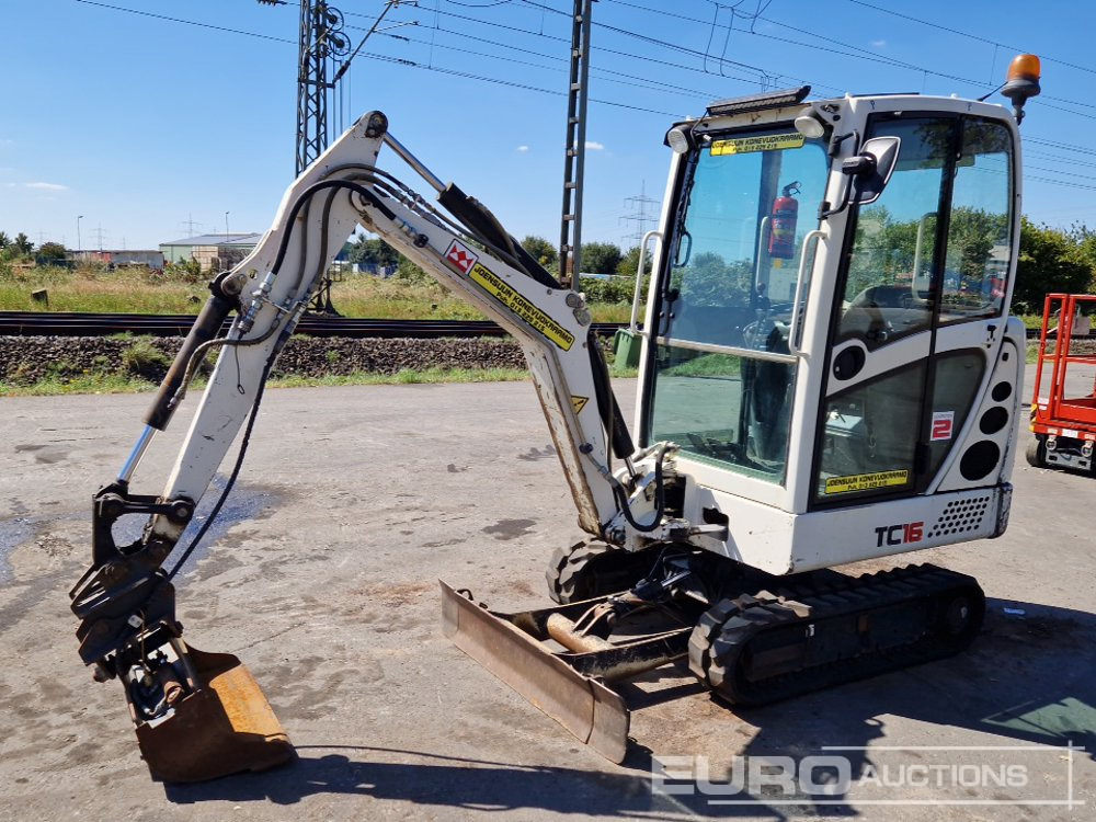 2010 Terex TC16 - Mini excavator: picture 1 2010 Terex TC16 - Mini excavator: picture 1